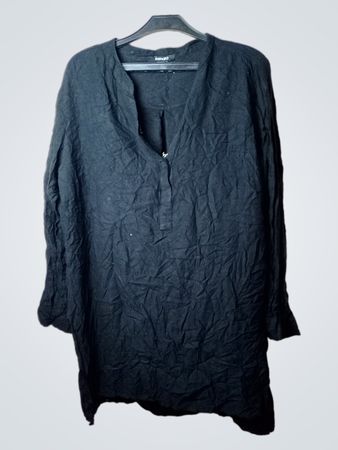 Esmara Schwarze Langarm-Tunika-Shirt