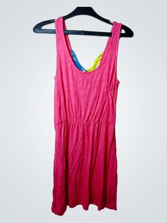 FB Sister Pink Criss-Cross Rückenfreies Kleid