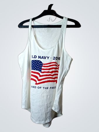 Old Navy 2016 Land of the Free Tank Top