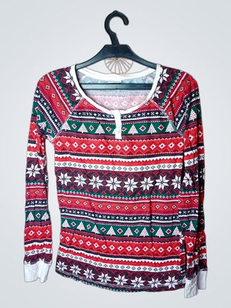 LASCANA Fair Isle Langarm-Henley