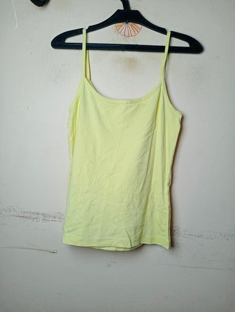 SOFI GREY gelbes Camisole-Trägertop