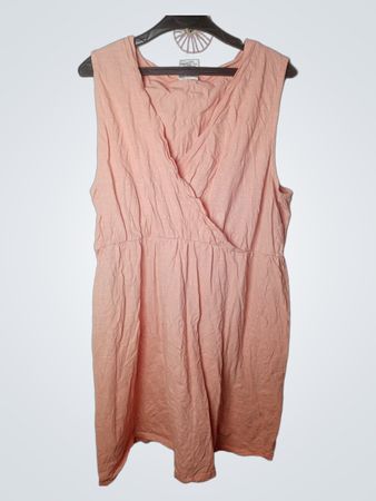 Mix Damen ärmelloses Kleid mit V-Ausschnitt