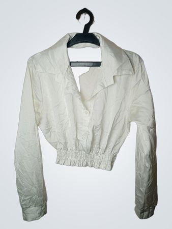 Weiße Kurzbluse