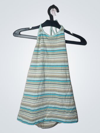 GAP gestreiftes Neckholder-Kleid