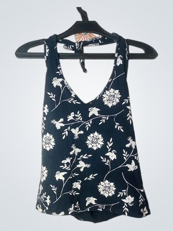Gap Floral Print Neckholder-Top