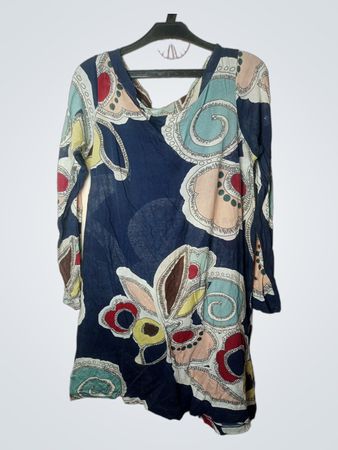 French Connection bedrucktes langärmeliges Kleid