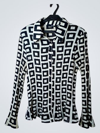 Marks & Spencer Geometric Print Button-Up Shirt