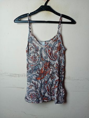 Pageone Paisley-Print Träger-Top
