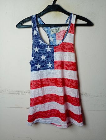 U.S. Vintage American Flag Tanktop