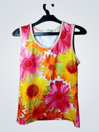 Lecomte Ärmelloses floral gemustertes Tanktop