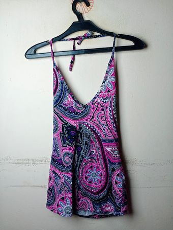 Street One Neckholderkleid mit Paisley-Muster
