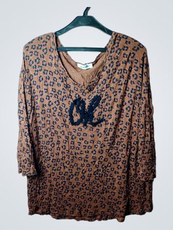 Pain de Malice Leopard-Print-Top