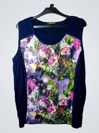 Gollehaug Collection ärmelloses Oberteil mit Blumenmuster