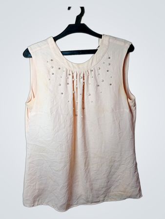 Orsay ärmellose Bluse mit Perlenverzierung