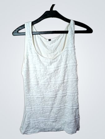 Weißes Tanktop