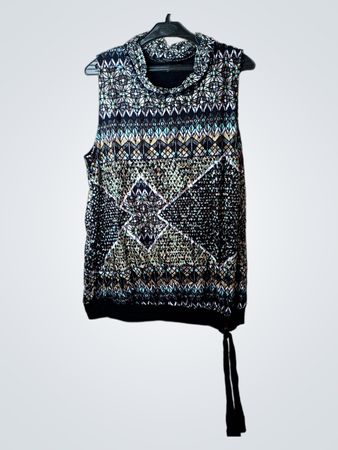 SELECTION by Oliver Ärmelloses Top mit geometrischem Print