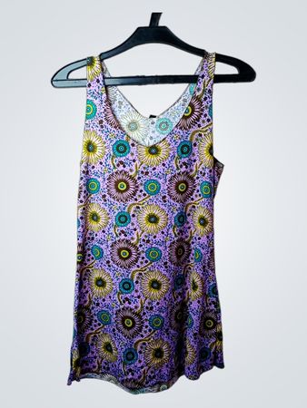 Floral Print Trägershirt