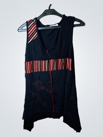 Cache Cache ärmelloses gestreiftes Tanktop