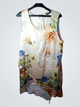 Janina Floral ärmelloses Oberteil Größe 42