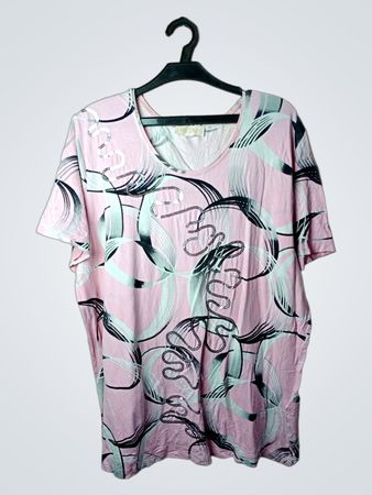 FAIR LADY Pink Grafik-T-Shirt