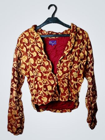 Diwali Indiska Damen bedruckte Bluse
