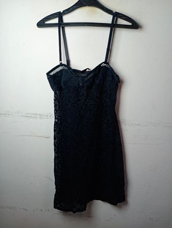 Triumph Black Lace Slip Kleid