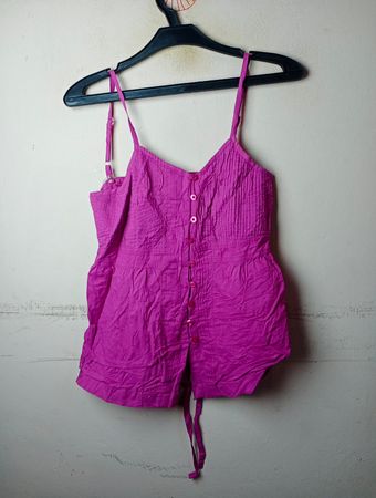 Rainbow Collection Pink Camisole mit Knöpfen