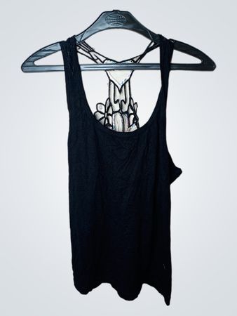 Schwarzes Tanktop