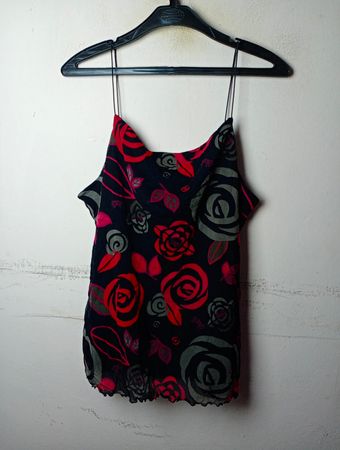 BOULE Blumenmuster Spaghettiträgerkleid
