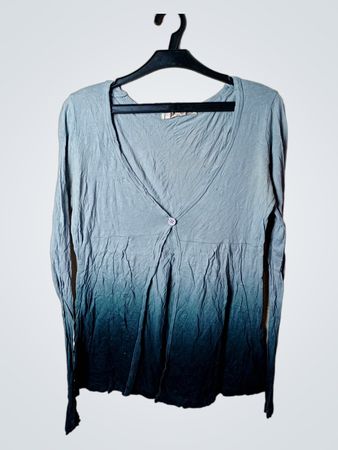 Fake & So Cool Ombre Langarmshirt
