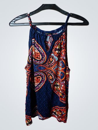 LASCANA Paisley-Print Neckholder-Top