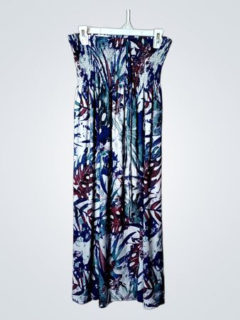 AMPARO Damen trägerloses Maxikleid