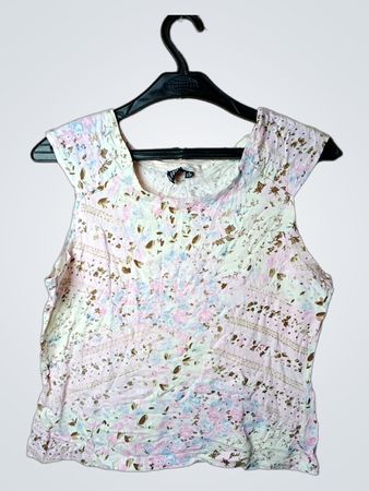 LAURA STEIN Damen ärmelloses Top mit Blumenmuster