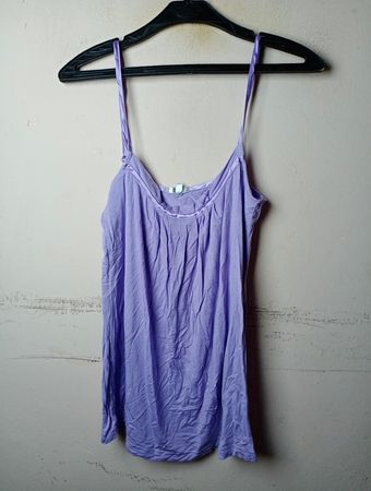 MOTION Purple Spaghetti Strap Top