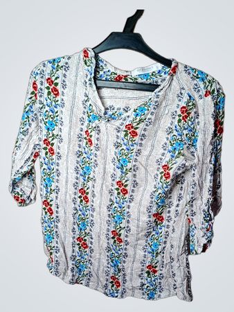Shadows Womens Wear Bluse mit Blumenmuster
