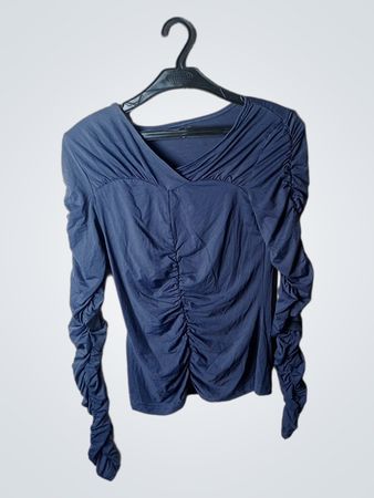 Ruched Long Sleeve Top