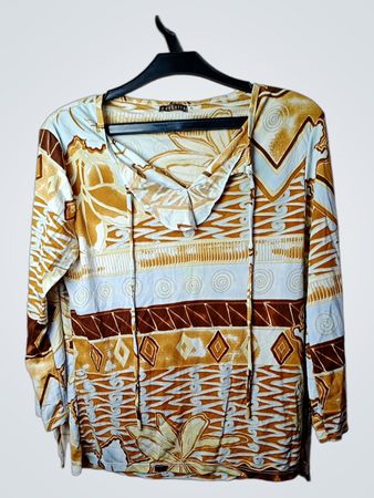 Cortelle Long Sleeve Printed Top
