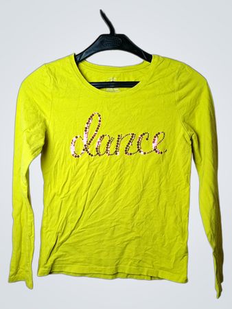 Faded Glory Long Sleeve Dance Sequin T-Shirt