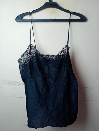 Black Lace Trim Cami