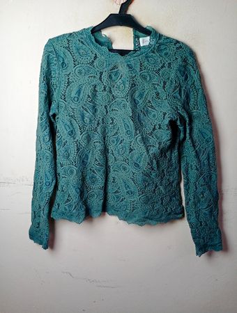 Cotton Club Lace Long-Sleeve Top