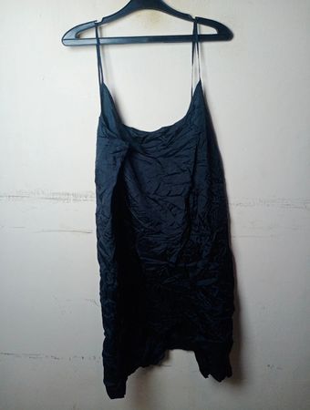 Vestito slip nero