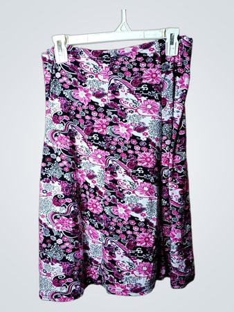 Gonna lunga con stampa floreale