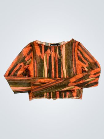 Pretty Style Thing Striped Long Sleeve Top