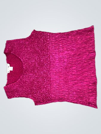 Pink Smocked Sleeveless Top