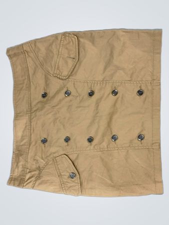 Tan Vest and Skirt Set