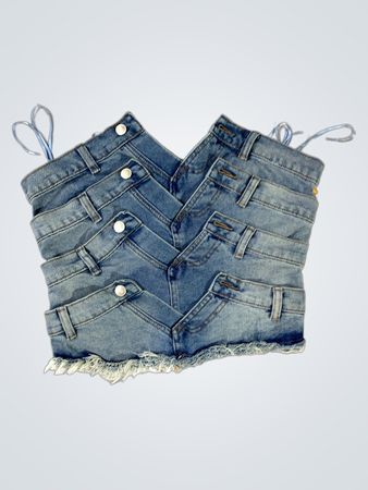 Akira Denim Vest