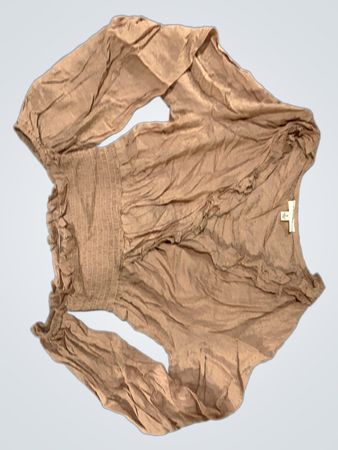 Brown Long-Sleeve Bodysuit