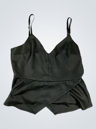 Guess Black Peplum Cami Top