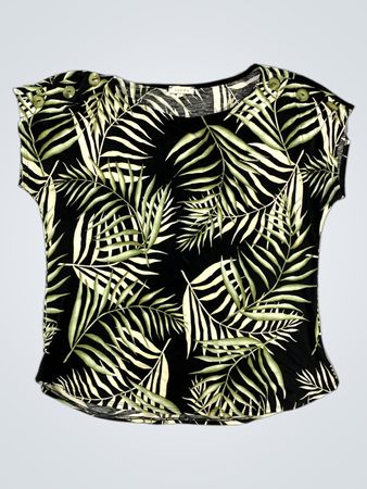 Laura Tropical Leaf Shirt