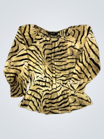 Jones Wear Tiger Print Blouse